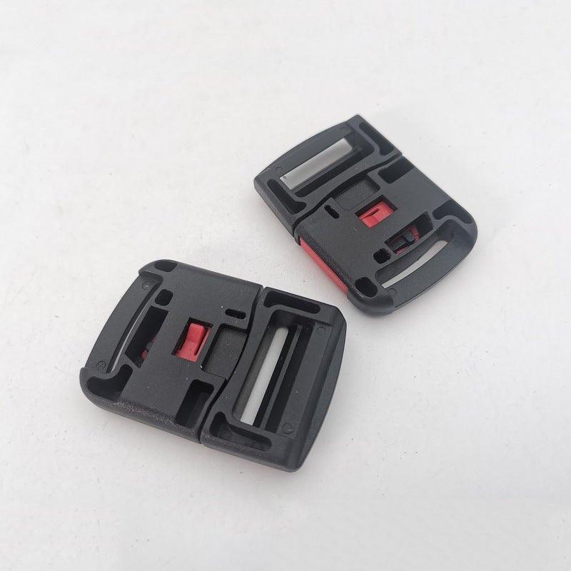 Paquete 2000 PCS de Hebilla lateral de plástico de seguridad para diversos usos negro con rojo - Ciaespinoza.com