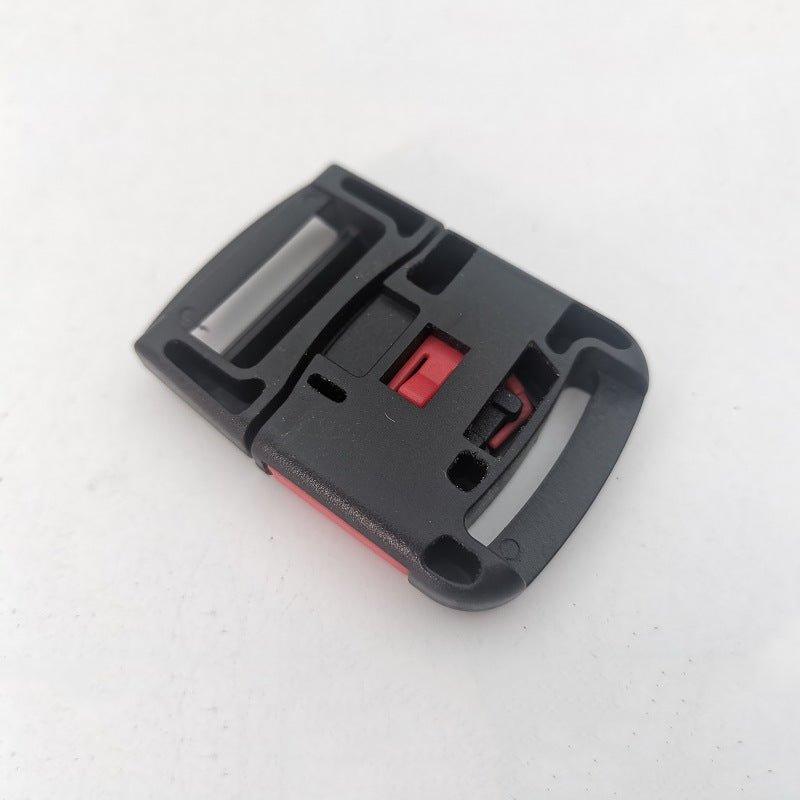 Paquete 2000 PCS de Hebilla lateral de plástico de seguridad para diversos usos negro con rojo - Ciaespinoza.com