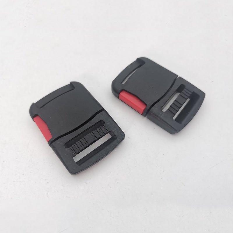 Paquete 2000 PCS de Hebilla lateral de plástico de seguridad para diversos usos negro con rojo - Ciaespinoza.com