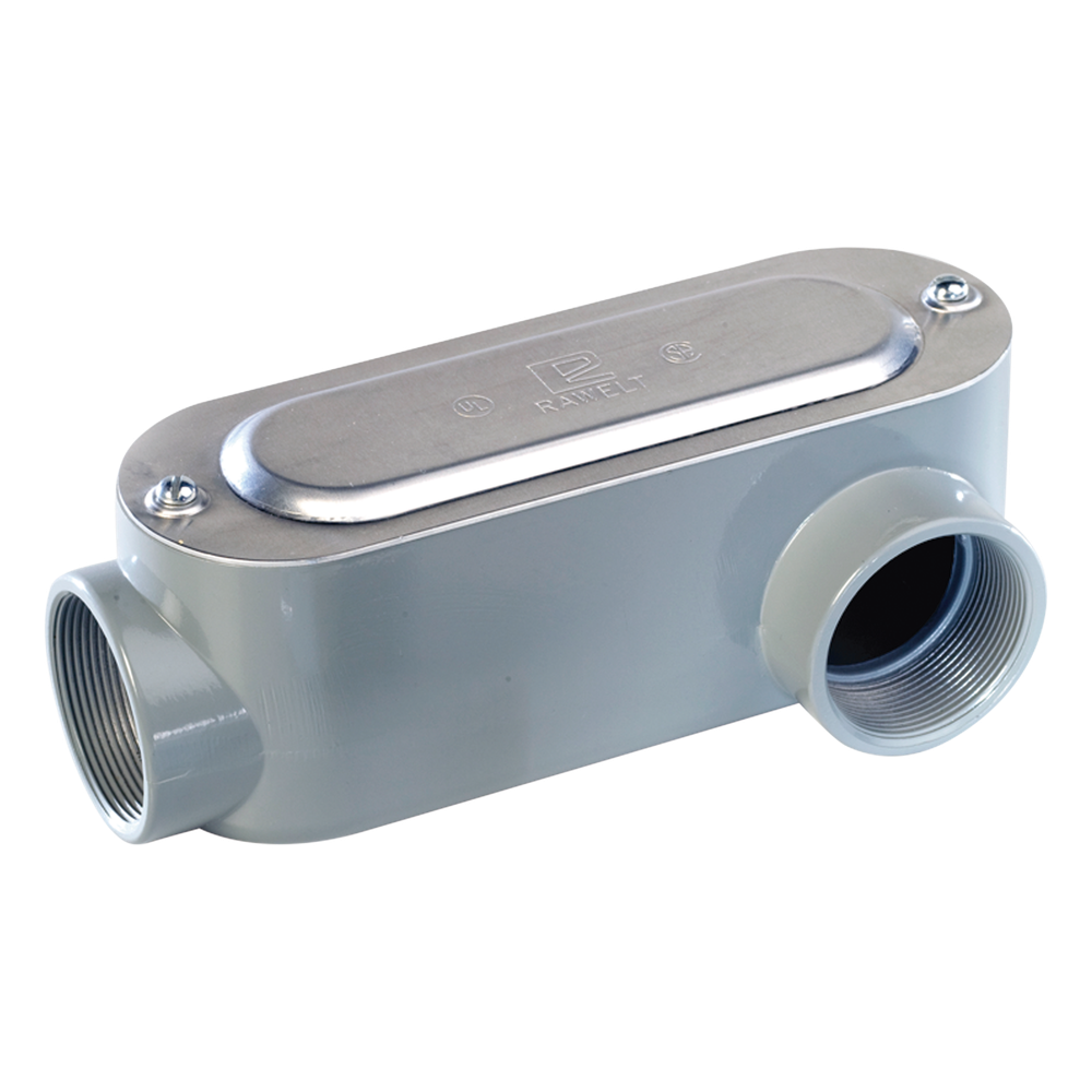 Caja Oval Roscada tipo LL de 3/4" (19.05 mm) / Incluye tapa y tornillos.