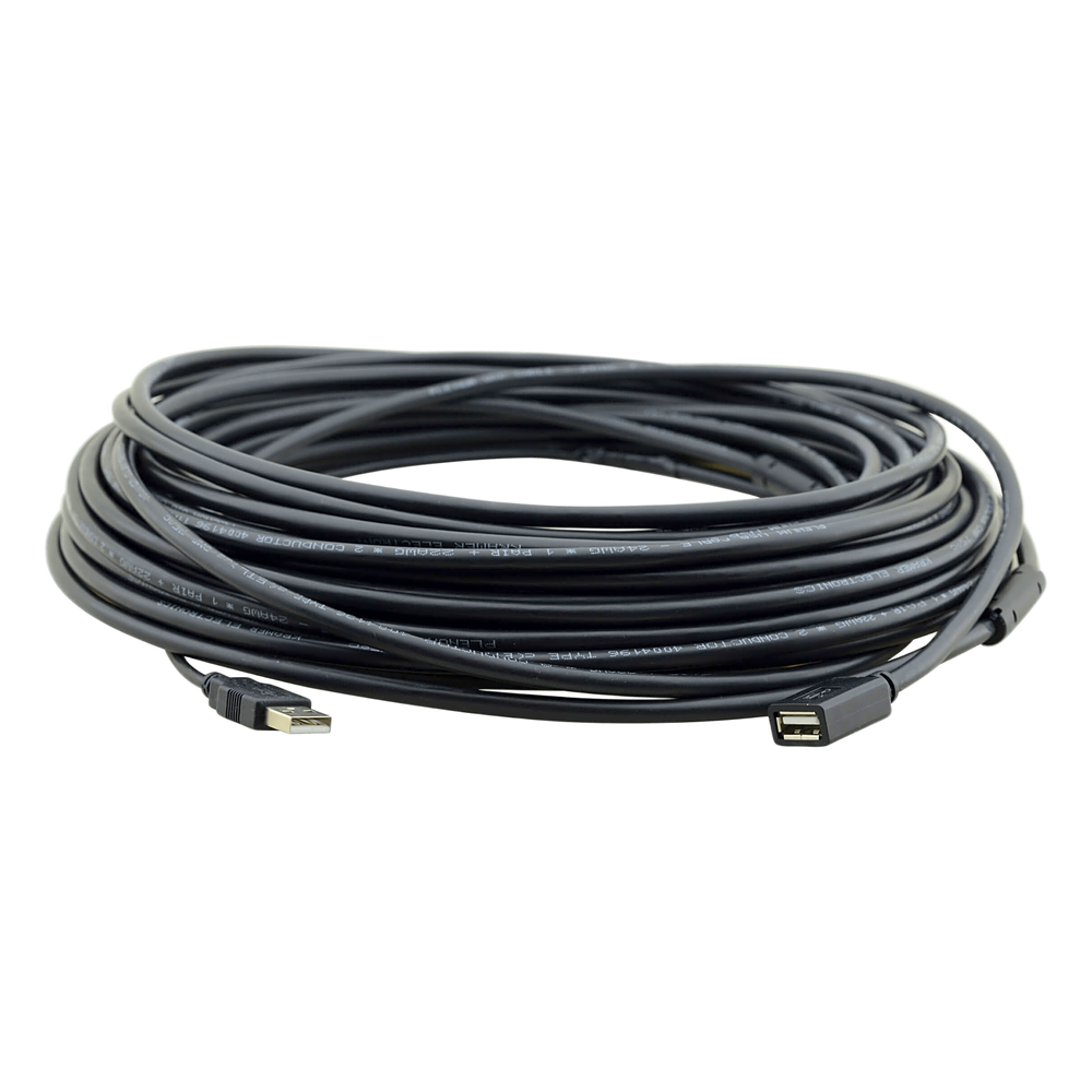 Cable Extensor Activo USB 10.70 mts | USB 2.0 Alta Velocidad 480 Mbps | Alimentación por Bus | Sin Drivers | Hubs Integrados 1-2 Tiers