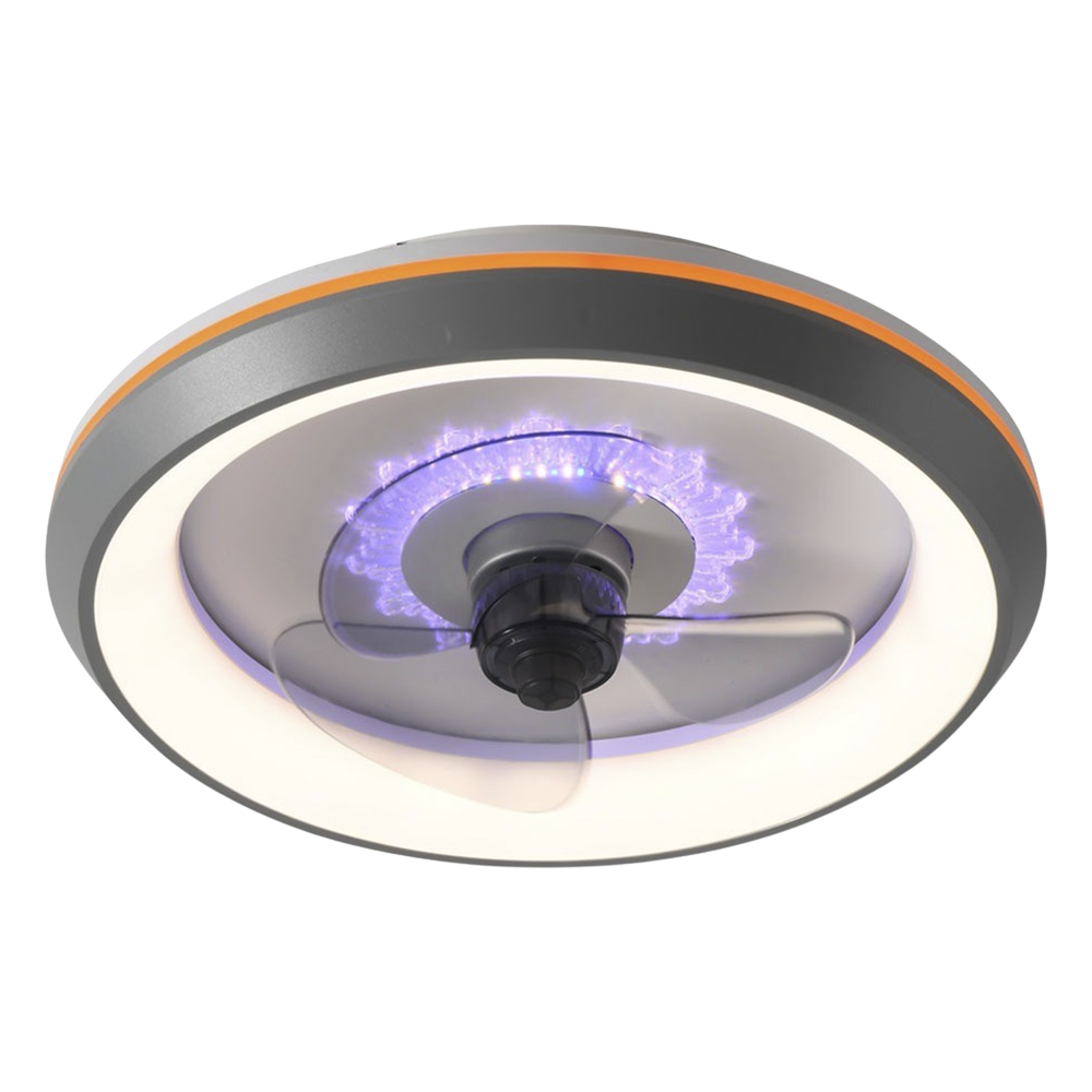 Ventilador de Techo con Luminario LED de 110 V CA 50/60 Hz / 88 W /4500 Lm / 6500 - 4 000 - 2 700 K /6 Tonos de Luz / 500 mm / 6 Velocidades