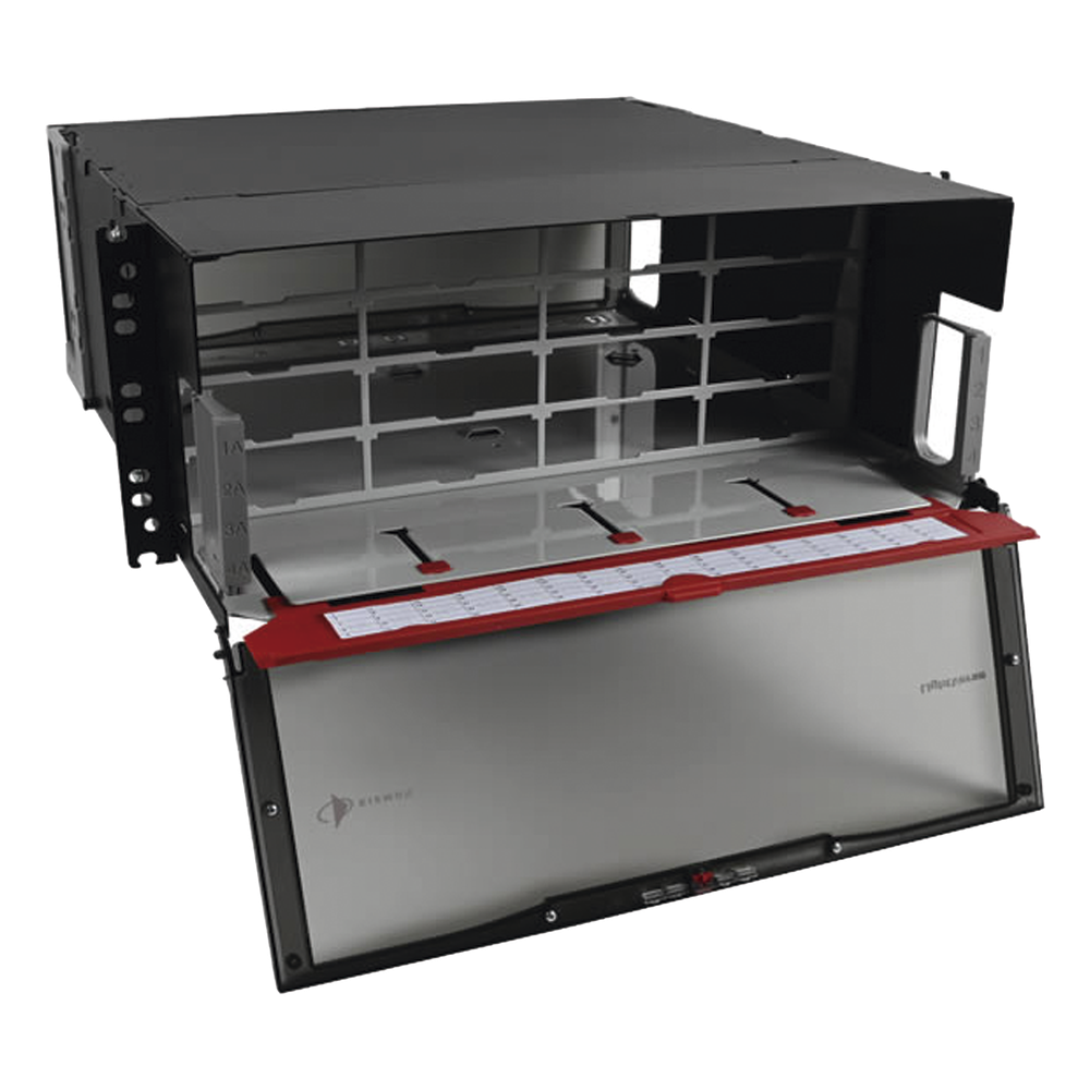 Distribuidor de Fibra Óptica de Alta Densidad LigthVerse *Pro* Para Rack de 48.26 cm (19 Pulgadas), Acepta 16 Placas Plug and Play, Hasta 384 Fibras
