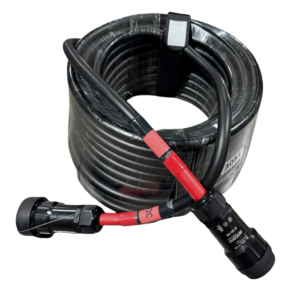 Conector Socapex 19 Pines Macho / DC700V AC500V / 25A MAX41A / Contactos Bañados en Oro / Cable 10-50 m (32.8-164.0 ft) / IP67 / Carcasa de Aleación