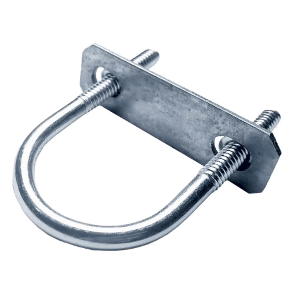 Abrazadera Roscada Tipo U 120 Ligera de 51 mm ( 2") / Cuerda de 1/4".