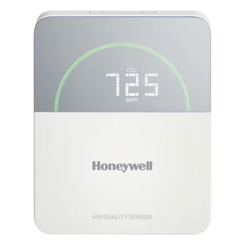 Sensor de Calidad del Aire Interior 3 en 1 / Temperatura, Humedad Relativa y CO2 / Display con Anillo LED de Color / BACnet MS/TP, Modbus RS-485 y