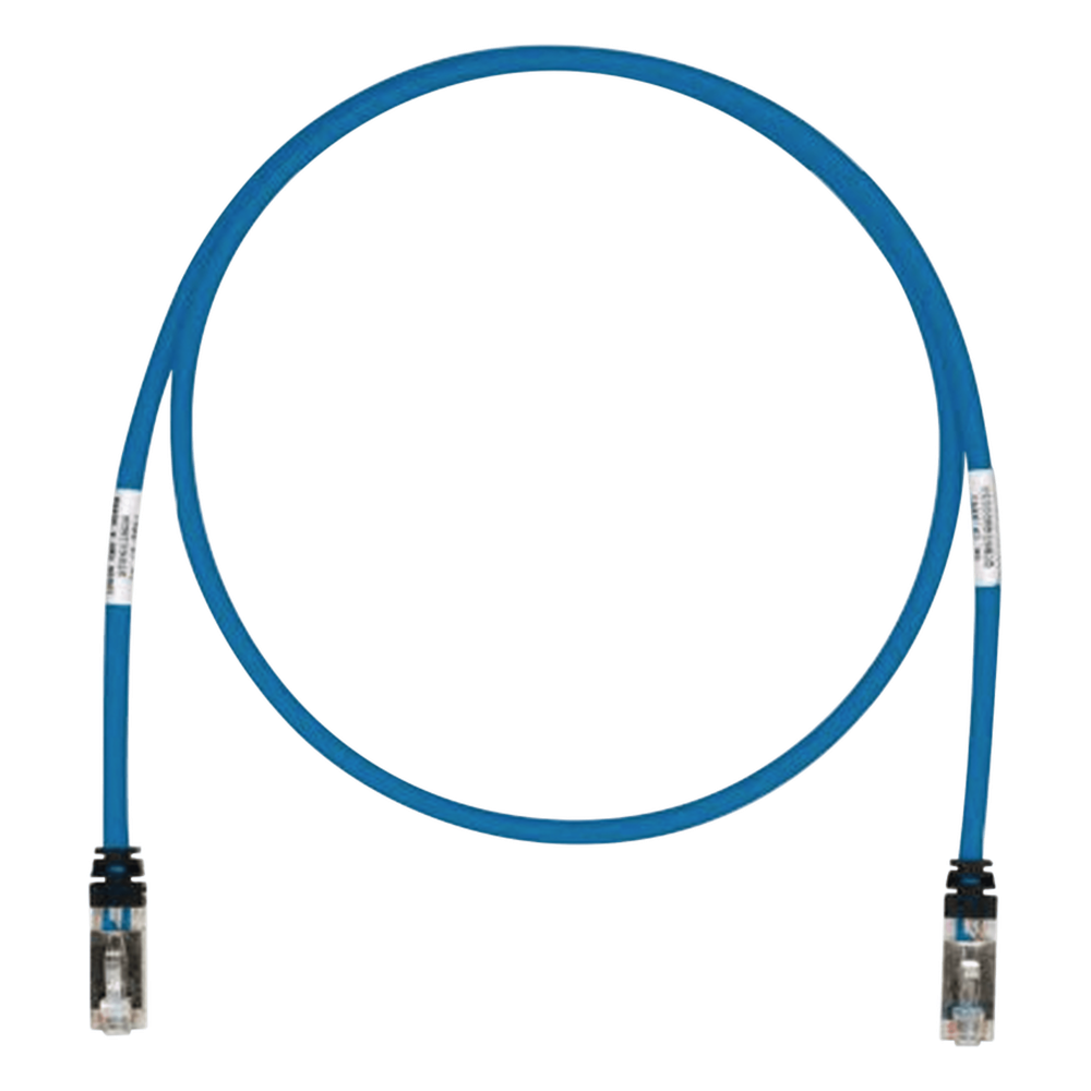 Patch Cord Cat6A, Blindado S/FTP, CM/LS0H, 20 Metros (65.62 Pies), Color Azul