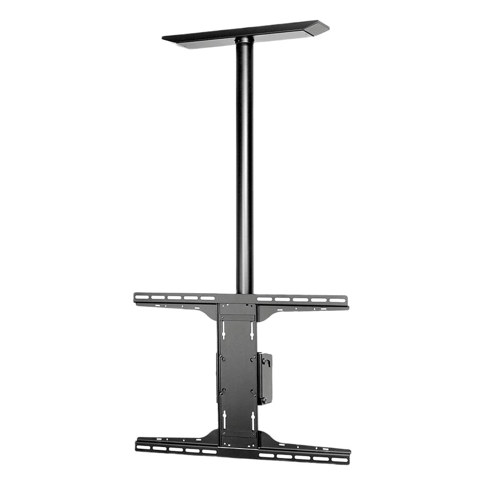 Soporte de techo universal para Pantallas de 32" a 90" / Capacidad de Carga 68.2 kg / Patrón de Montaje hasta 600 x 400 mm / Columna de Aluminio de