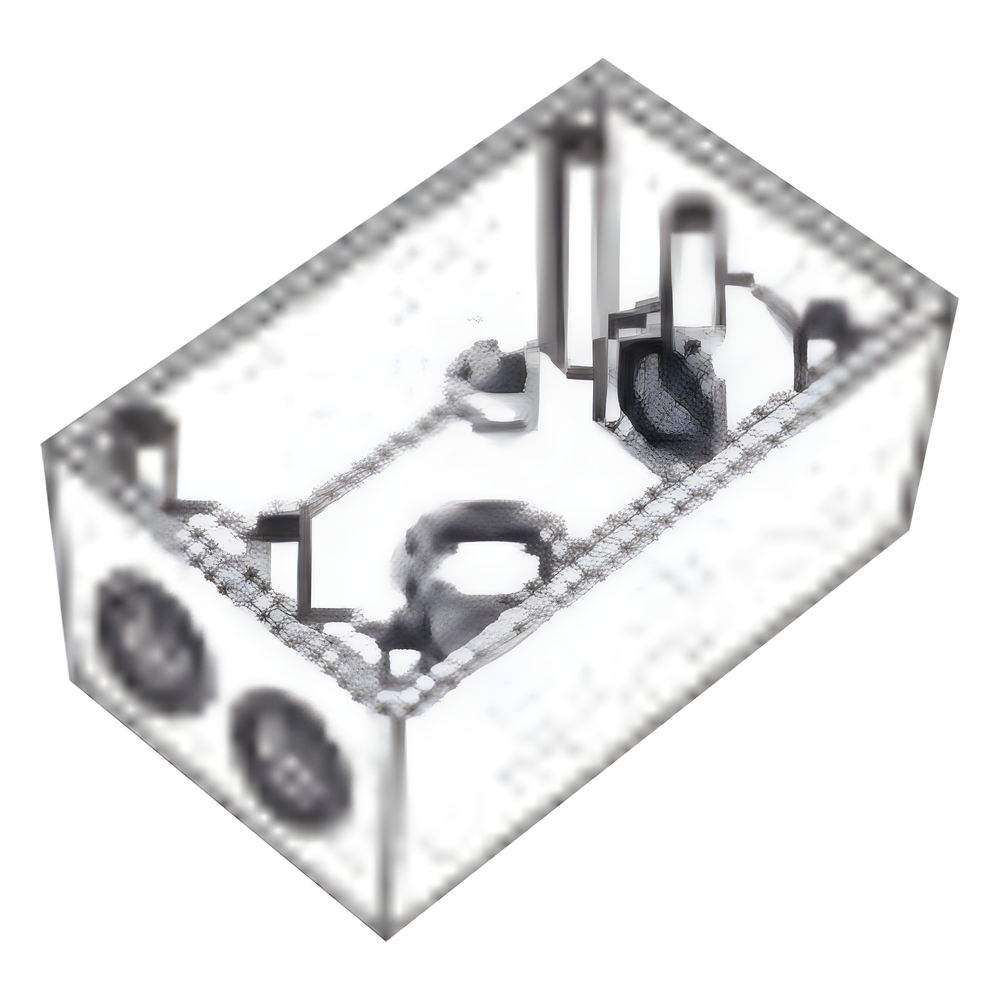 Caja Condulet FS de 3/4" ( 19.05 mm ) con cuatro bocas a prueba de intemperie.