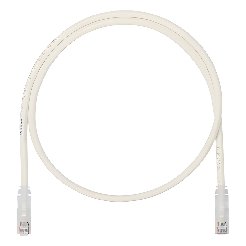 Cable de Parcheo UTP, Cat6A, 24 AWG, CM, Color Blanco, 1.52 Metros (5 Pies)