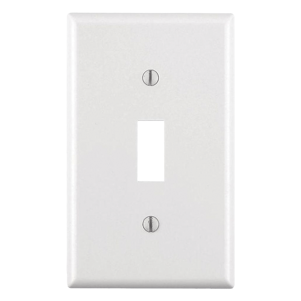Placa para Interruptor de Palanca / Color Blanco.