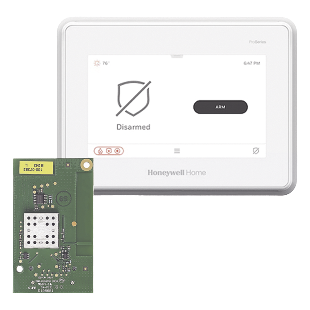Panel de alarma con pantalla táctil de 7 pulgadas y comunicador WiFi integrado, hasta 250 zonas de seguridad, compatible con sensores DSC, Bosch