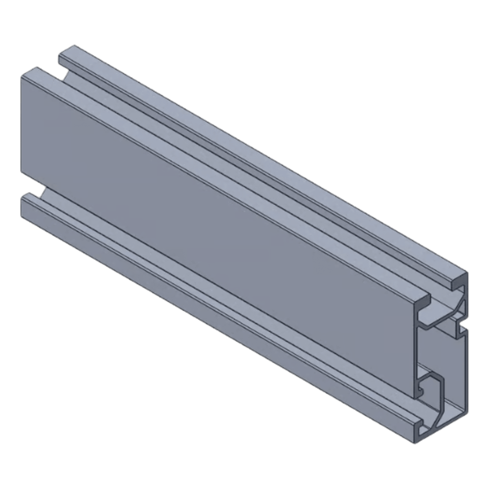 Basel N Rail 4.72 /Riel de Aluminio para Montaje de Modulos Fotovoltaicos / Aluminio Serie 6000 / 3.74 kg por Pieza / Compatible con Techos Planos e