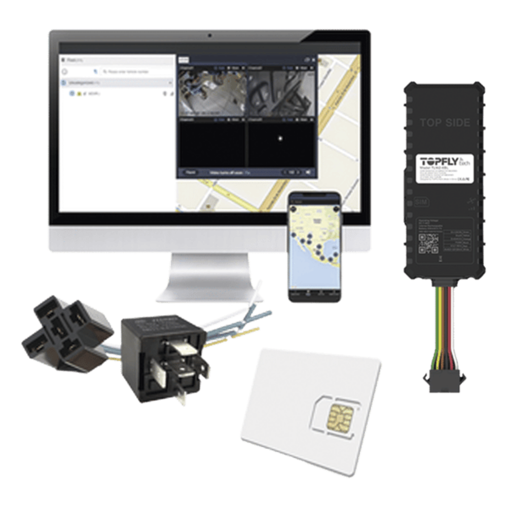 Kit Dispositivo TLW26BL para localización para vehículos / Conectividad 4G LTE y BLE 5.0 / Diferentes tipos de notificaciones / Corte y