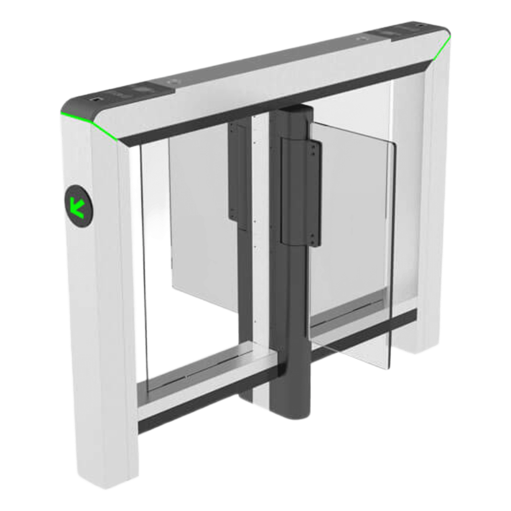 Torniquete central Mars-S1200 / Compatible con Mars-S1000, RFID-Fingerprint-QR / Anti-pinch y Anti-tailgating / Accesibilidad para Sillas de Ruedas