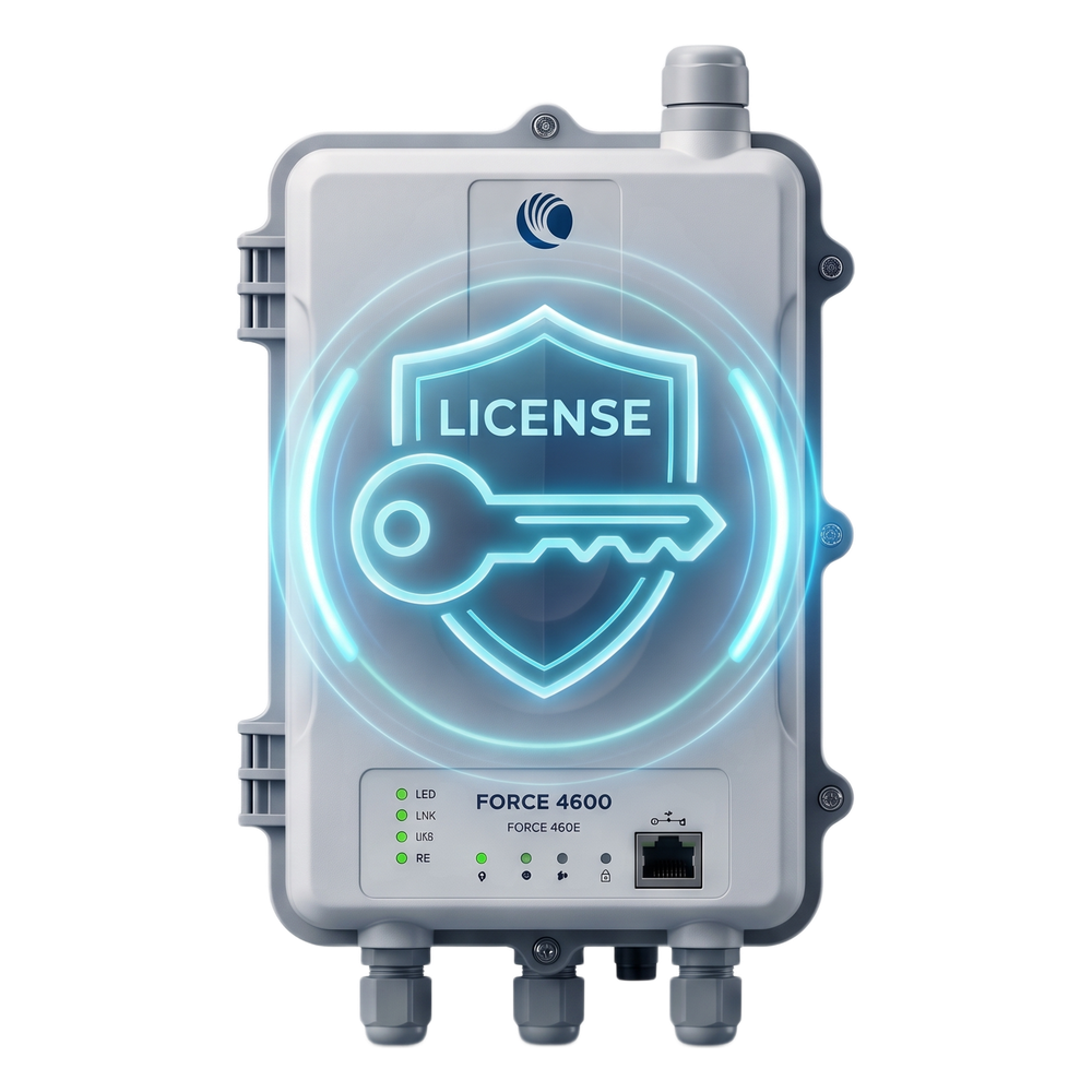 Licencia de Software Cambium Networks / Convierte SM a AP en Serie FORCE 4600 / Hasta 8 Suscriptores / Modulación 1024QAM / Sin Sincronización GPS