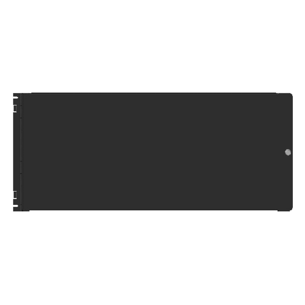 Placa cubierta para compartimento de baterías y fuente de alimentación, gabinetes serie CAB-5 de NOTIFIER