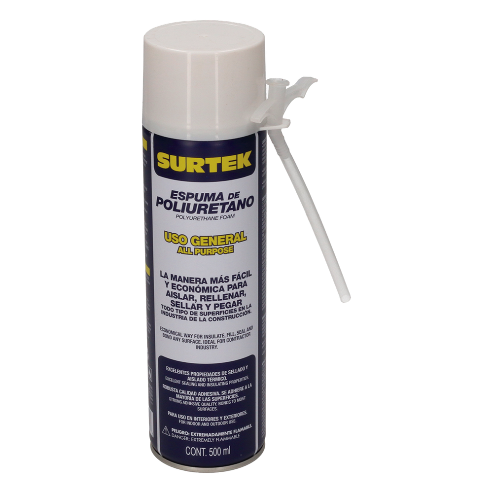 Espuma de Poliuretano / Capacidad 500 ml.