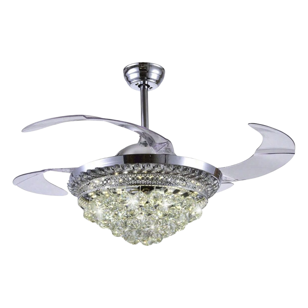 Ventilador de Techo con Luminario LED de 110 V CA 50/60 Hz / 88 W /4500 Lm / 6500 - 4 000 - 2 700 K /3 Tonos de Luz / 1075 mm / 6 Velocidades /No