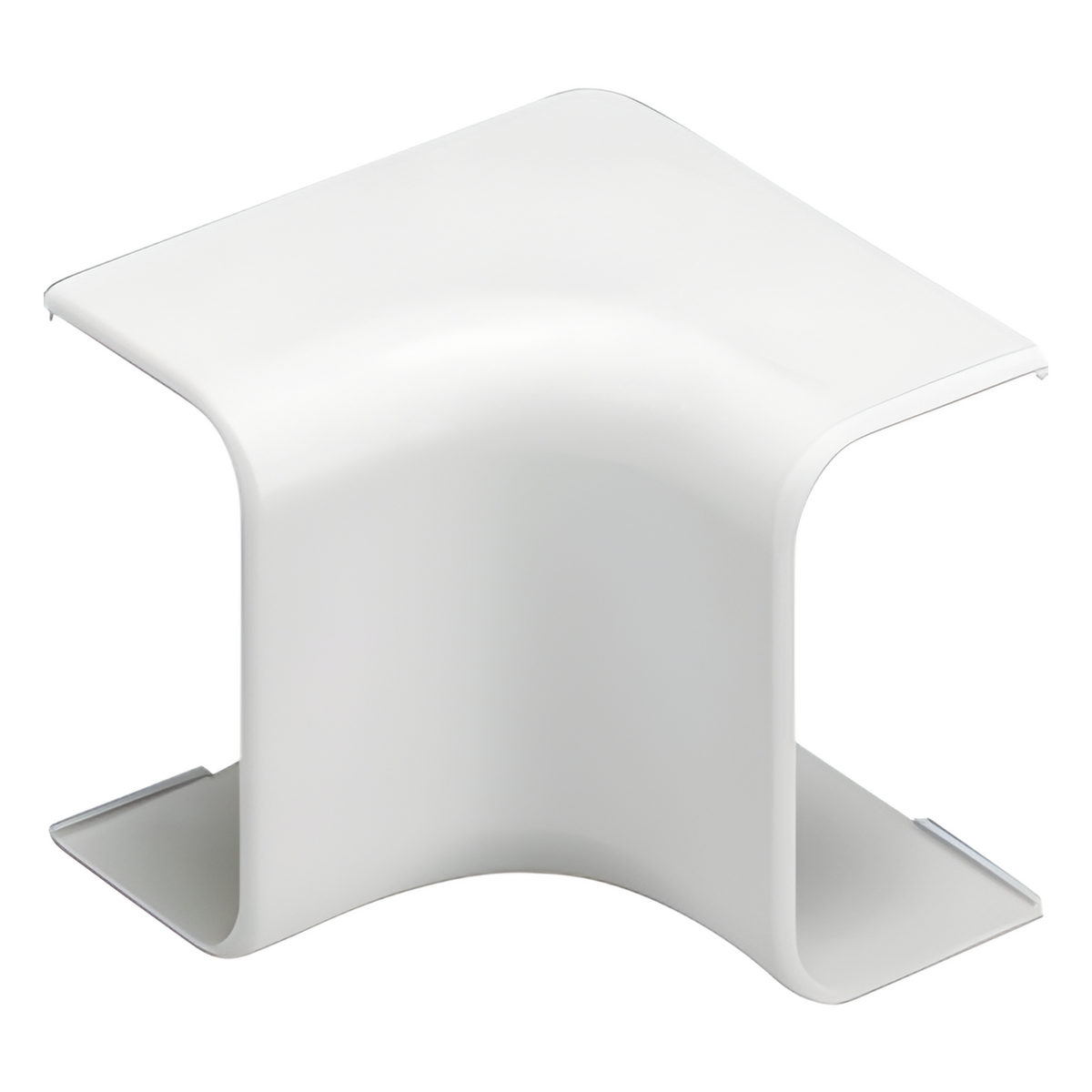 Esquinero interior, para uso con canaleta LD3, material ABS, Color Blanco Mate