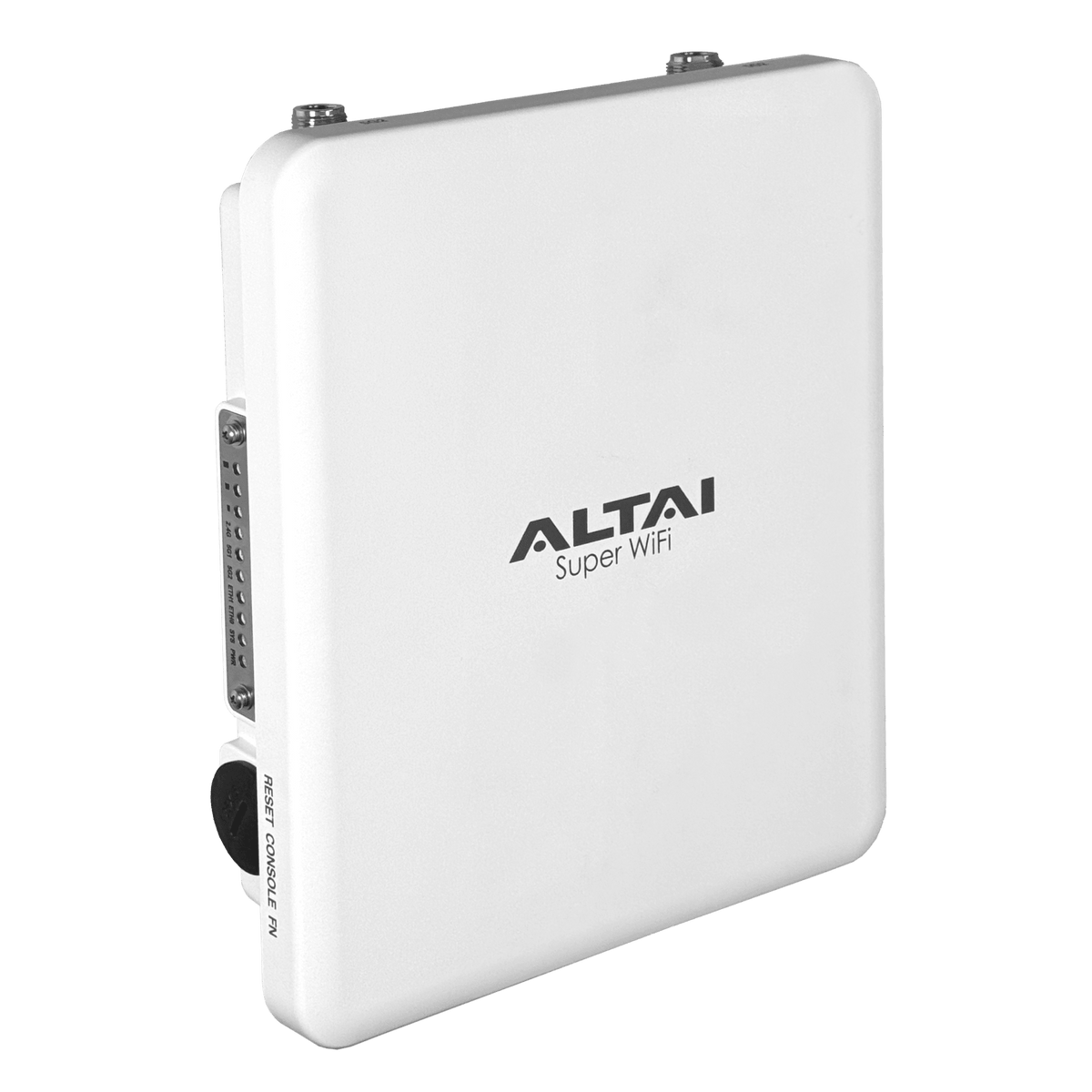 Punto de Acceso Mesh Para Exterior WiFi 6 / Tri-Radio / 4.177 Gbps / 2 Antenas Sectoriales en 2.4 y 5 GHz Integradas / 1 Radio en 5 GHz Conectorizado