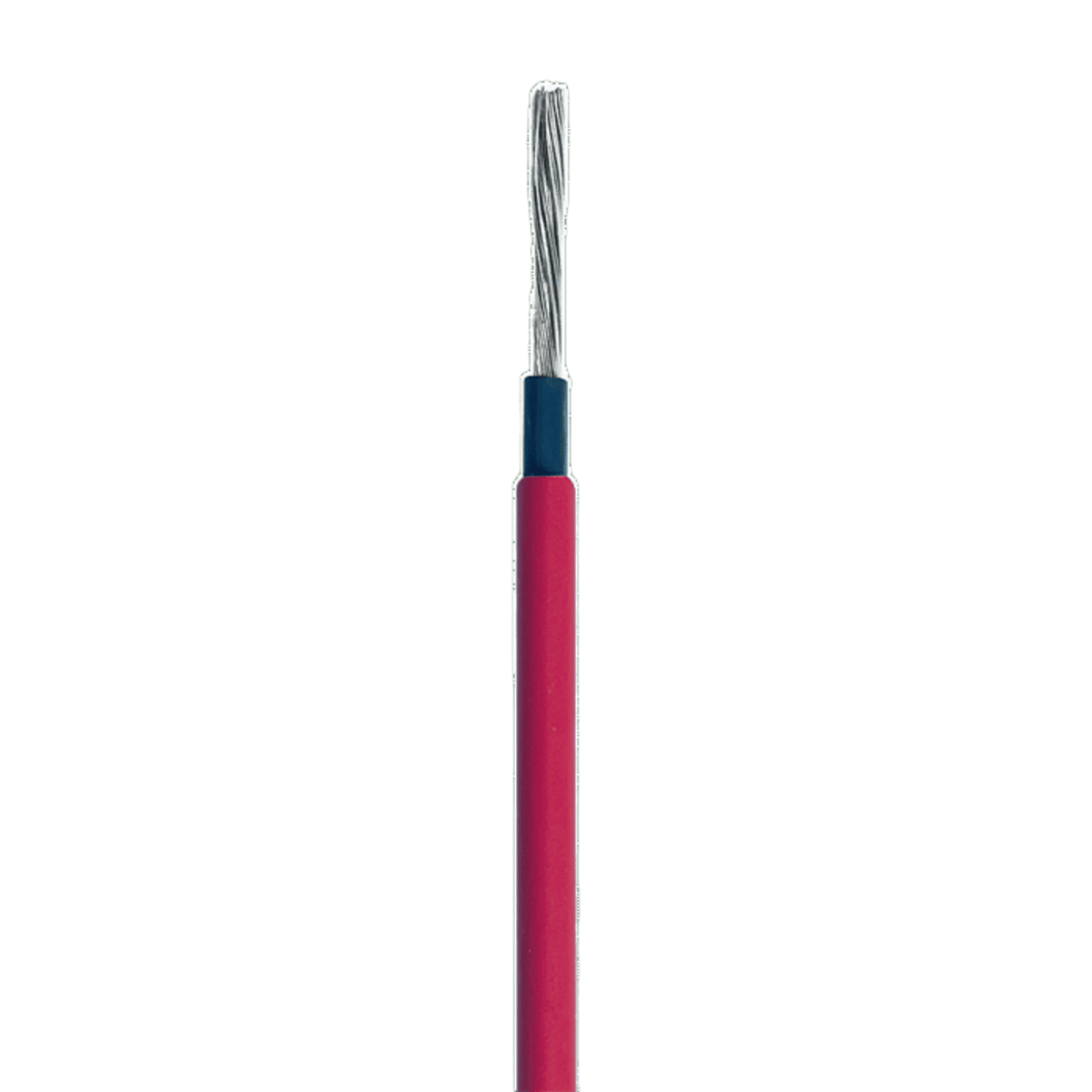 Cable Fotovoltaico Rojo / Cobre Estañado / 6 mm² (10 AWG) / 2000V / Rollo 25m / UL 4703 y TUV