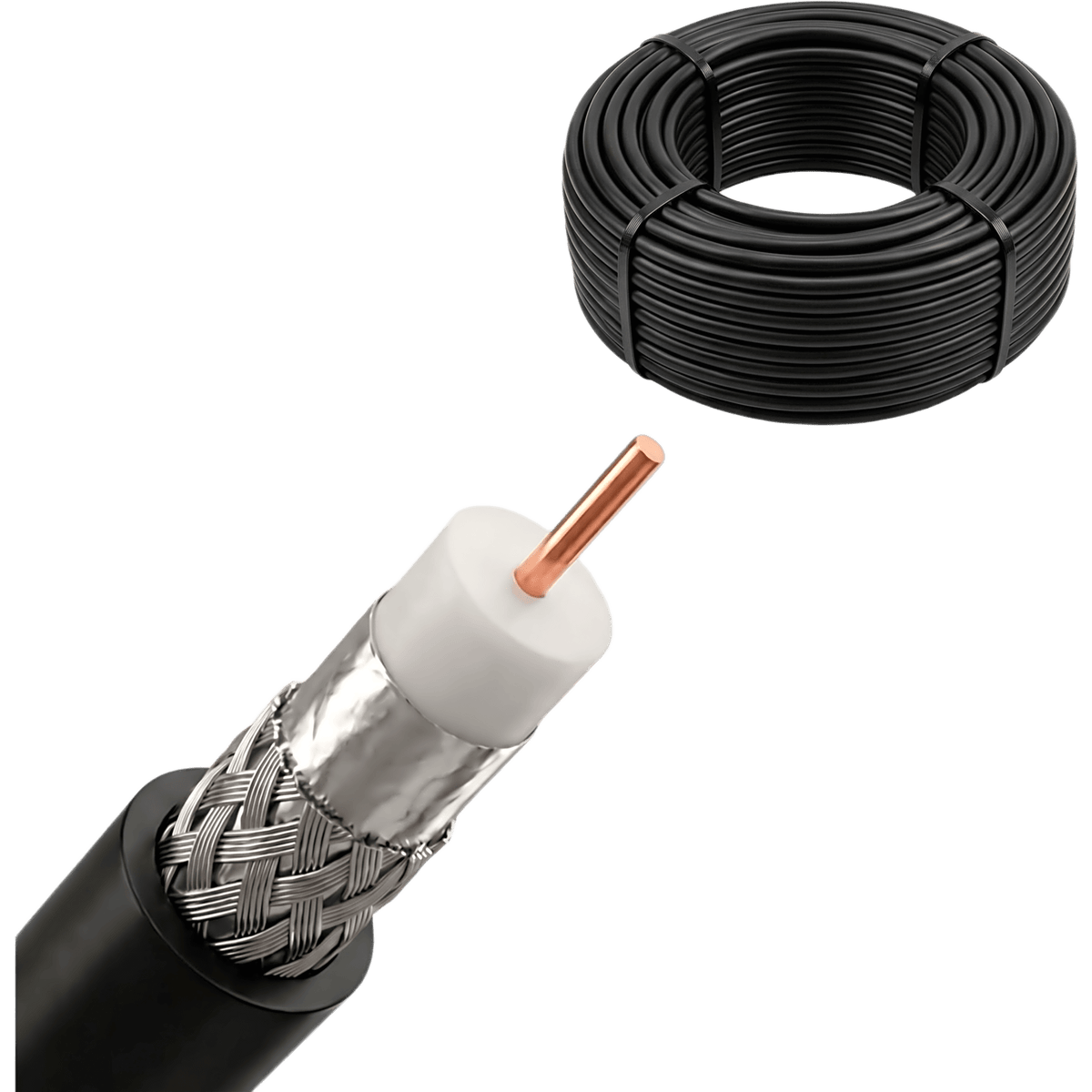 Rollo de 50 Metros de LP400 de 50 Ohms | Cable Coaxial Profesional