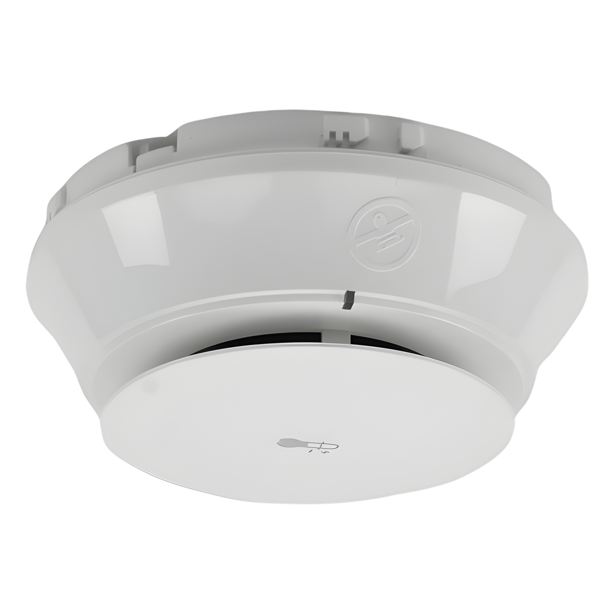 Detector térmico direccionable de tasa de incremento con temperatura fija de 57 °C (135 °F), tecnología FlashScan de NOTIFIER, color blanco
