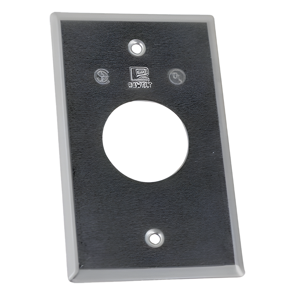 Tapa rectangular aluminio para contacto de 40.3 mm, tipo RR a prueba de intemperie.