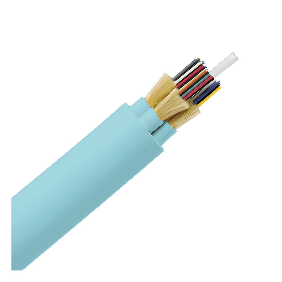 Cable de Fibra Óptica de 48 Hilos, Multimodo OM4 50/125 Optimizada, Interior, Tight Buffer 900um, No Conductiva (Dieléctrica), OFNR (Riser), Precio