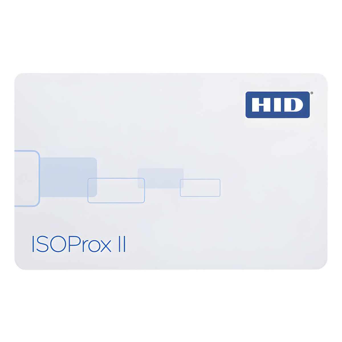 Tarjeta de Proximidad ISOProx II HID (Delgada) (1386LGGMV) Perforada Verticalmente / Garantía de por Vida / 1586/ 1386
