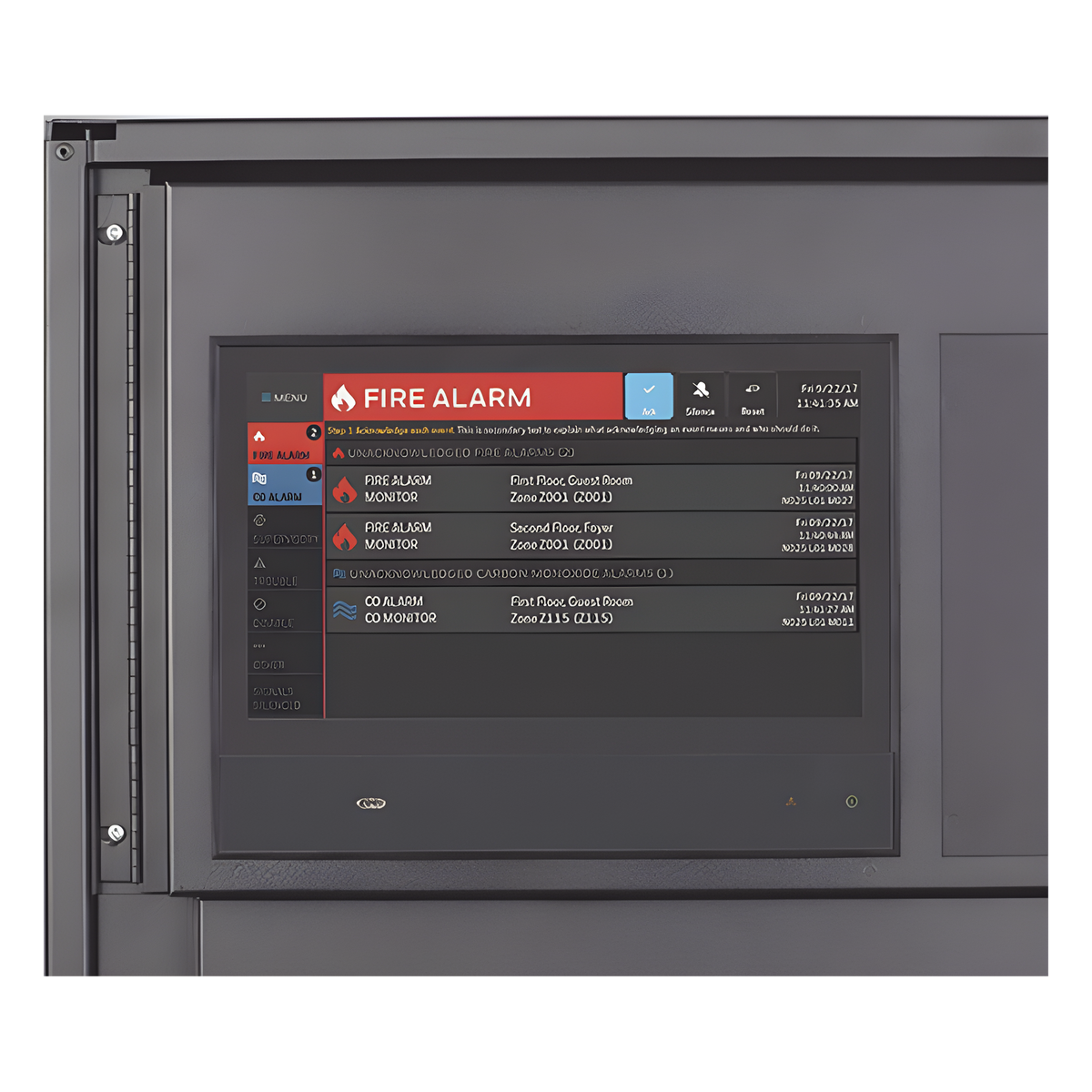 Pantalla táctil de control de red de 10 pulgadas para NOTI-FIRE-NET, compatible con paneles ONYX e INSPIRE