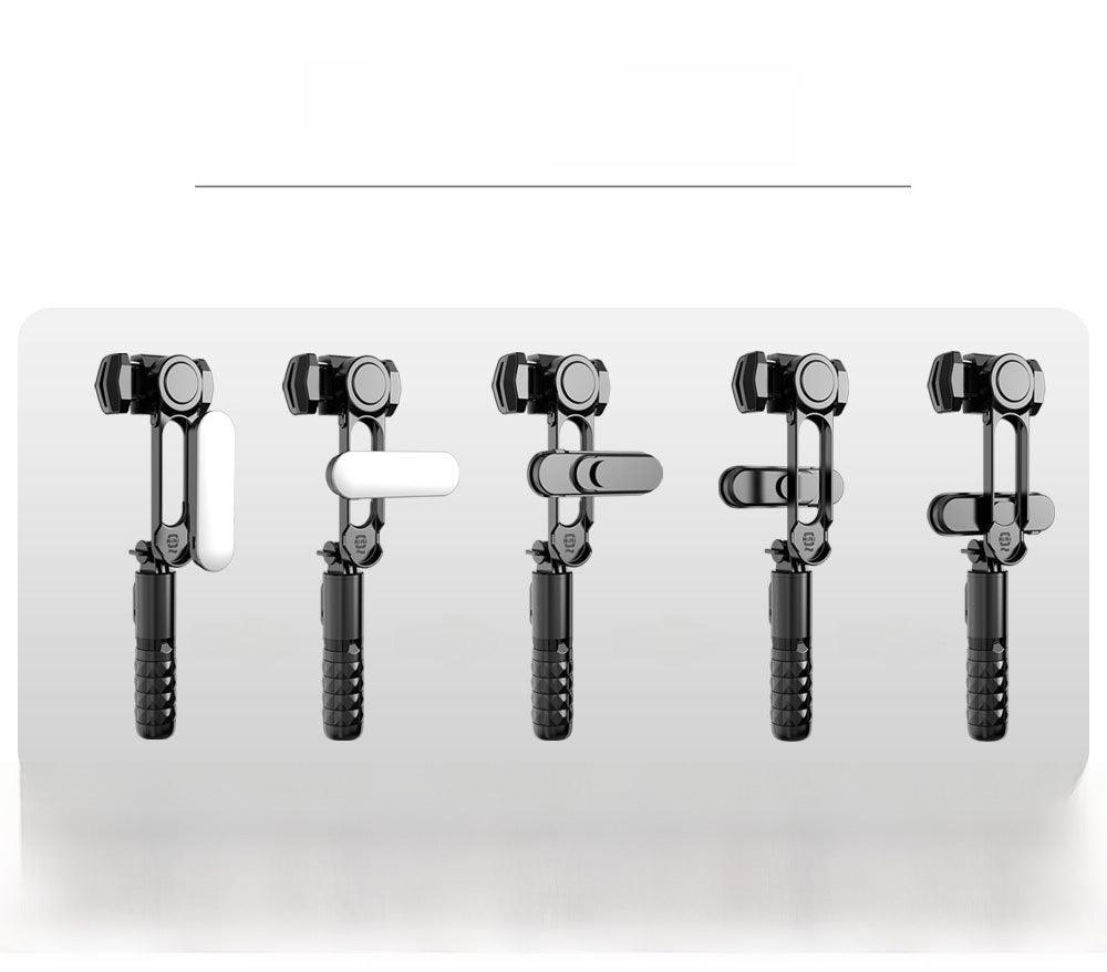 Q09 Estabilizador de mano PTZ Bluetooth Selfie Stick Trípode integrado Luz de relleno Teléfono móvil Anti-vibración Soporte de transmisión en vivo - Ciaespinoza.com