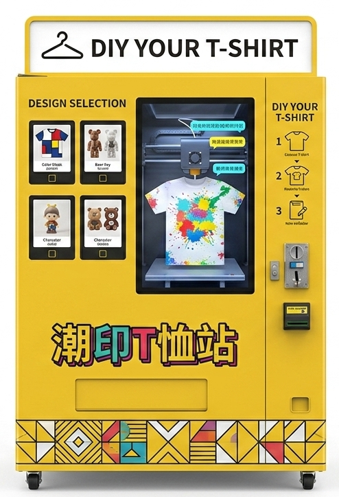 Quiosco de Impresión de Camisetas con IA
