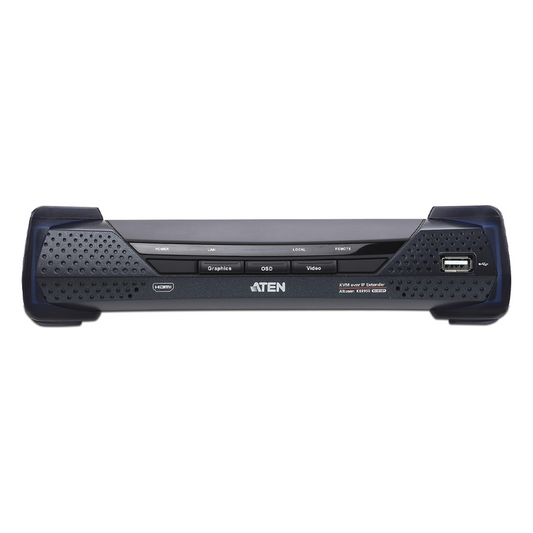 Unidad receptora extensora 4K HDMI KVM sobre IP
