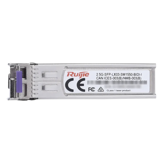 Transceptor Lado (B) un Hilo BiDi SFP 2.5Gb LC Monomodo Tx 1550nm / Rx 1310nm, hasta 3km