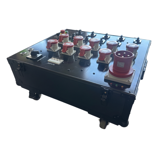Controlador de Polipastos 10 Vías | Control Directo Trifásico 110V | Rack Touring Grade