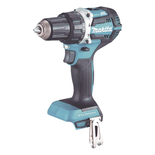 Rotomartillo/Taladro Inalámbrico (1/2") de 1,900 RPM, 18Vcc, Incluye 1 Batería BL1815N de 1.5Ah, 1 Cargador Modelo DC18SD y Un Set de 75 Pzas Modelo