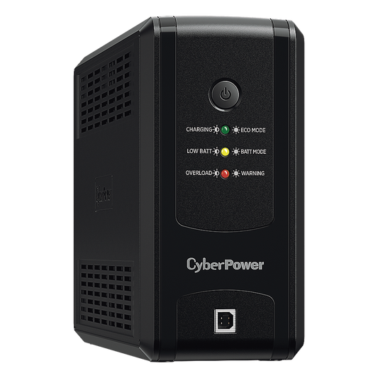 UPS de 1000 VA/500 W, Topología Línea Interactiva, Entrada 120 Vca NEMA 5-15P, y 8 Salidas NEMA 5-15R, Puerto USB, Con Regulador de Voltaje (AVR)