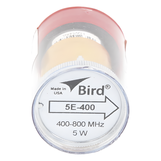 Elemento de 50 Watt en linea 7/8" para Wattmetro BIRD 43 en Rango de Frecuencia de 400 a 800 MHz.