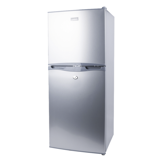 Refrigerador Combinado Solar de 105L (3.7 ft3) - 12/24V, Solución Todo en uno para Aplicaciones Aisladas y Eficiencia Energética.