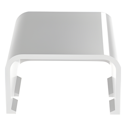 Tapa Final, para uso con canaleta LD10, material ABS, Color Blanco