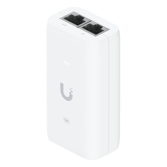 Adaptador PoE+ / U-PoE+ / 48V DC @ 0.65A/ hasta 30W / Gigabit LAN / Protecciones de Sobretensión