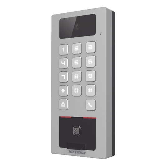 (PoE / 2 Relays) Terminal de Control de Acceso / Videoportero Multiapartamento Llamada a App / Teclado / Exterior Antivandálico IP65 & IK09 / Huella