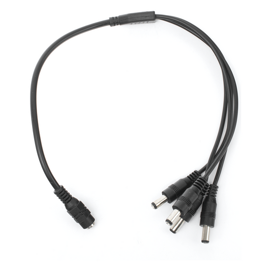 Cable con Conector Jack Hembra de 3.5 mm con 4 Salidas de Jack Macho (Divisor de Energía) / Tipo Pulpo / 4 Conectores Macho / 1 Conector Hembra