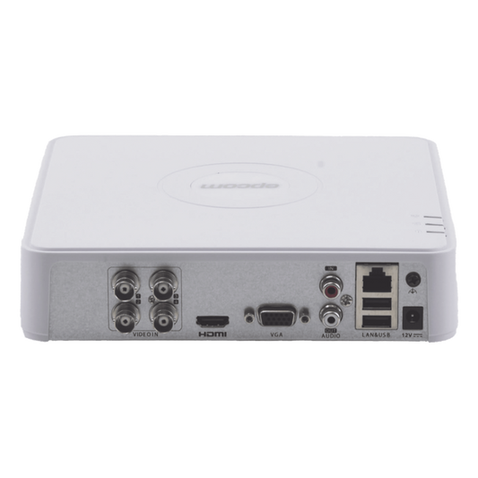 Audio Bidirieccional DVR 4 Canales TurboHD + 1 Canal IP / 2 Megapixel (1080p) Lite / Acusense Lite (Evita Falsas Alarmas) / 1 Bahía de Disco Duro