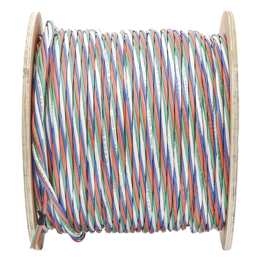 Carrete de 305 Metros (1000 Pies) Cable Múltiple Armado / 4x18 AWG SH + 6x22 AWG SH + 2x22 AWG SH + 4x22 AWG SH CMR