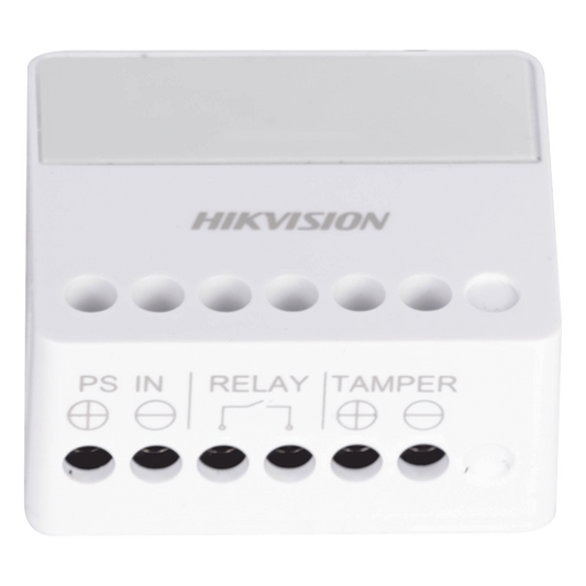 (AX PRO) Relevador Inalámbrico / 1 Entrada de Alarma 24/7 / 1 Salida de Relevador 0 a 36 Vcc (Max. 5 A)
