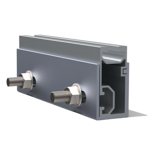 N Connector / Cople de Aluminio para N Rail 4.72 / Acero Inoxidable /