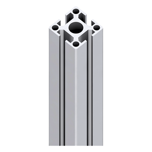 Accesorio_ Riel de Aluminio con longitud de 2380mm| Compatible con estructura para Videowall | Diseño Modular | Incluye Tapas de Riel